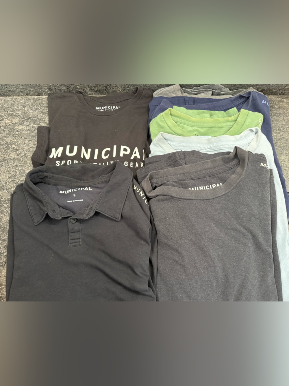MUNICIPAL 7 pack Tees - Crew & Polo Mix